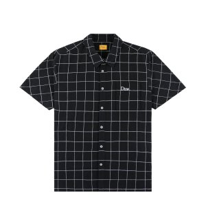 <img class='new_mark_img1' src='https://img.shop-pro.jp/img/new/icons5.gif' style='border:none;display:inline;margin:0px;padding:0px;width:auto;' />Dime Big Checked Linen S/S Shirt / Black ( Ⱦµ / ͥ󥷥)