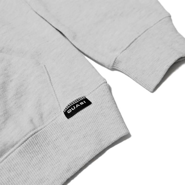 QUASI RUNNER HOOD SWEAT / ASH (クアジ パーカー フーディー