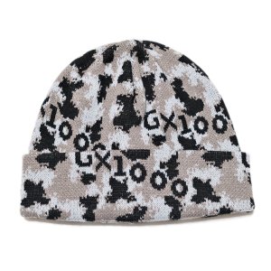<img class='new_mark_img1' src='https://img.shop-pro.jp/img/new/icons5.gif' style='border:none;display:inline;margin:0px;padding:0px;width:auto;' />GX1000 TRENCHED CAMO BEANIE / GREY (ジーエックスセン ビーニー / ニットキャップ)