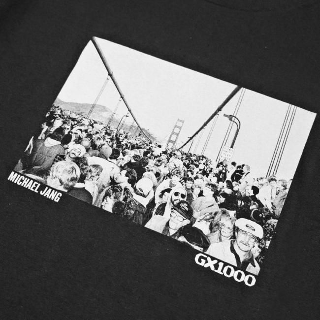 Gx1000トップス GX1000 BRIDGE TEE / BLACK (ジーエックスセン Tシャツ / 半袖