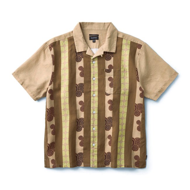 BRIXTON BUNKER S/S WOVEN SHIRT / MOJAVE (ブリクストン 半袖シャツ)