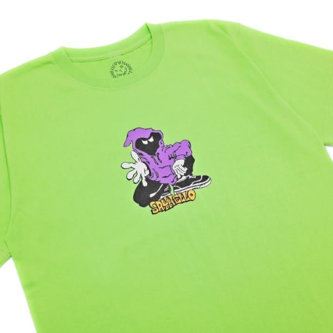 SAYHELLO NIGHT KIDS TEE / LIME (セイハロー / Tシャツ