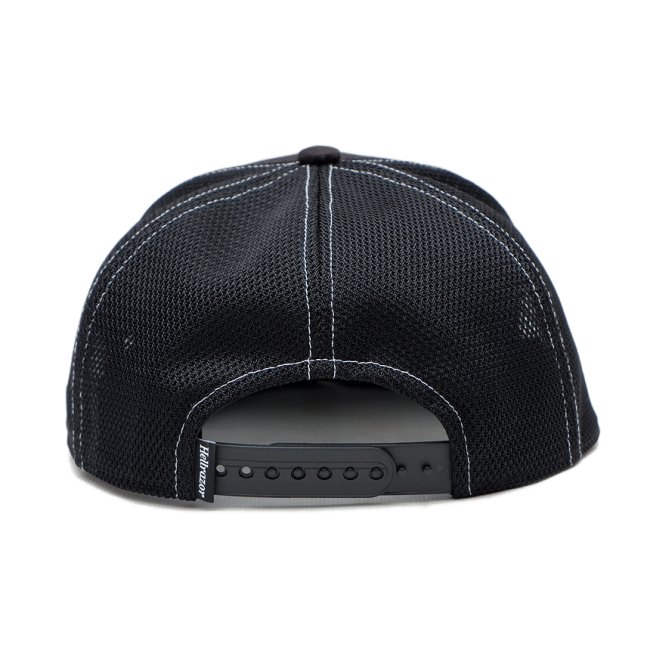 HELLRAZOR CENOBITE TRUCKER CAP / BLACK/BLACK MESH (ヘルレイザー メッシュキャップ）