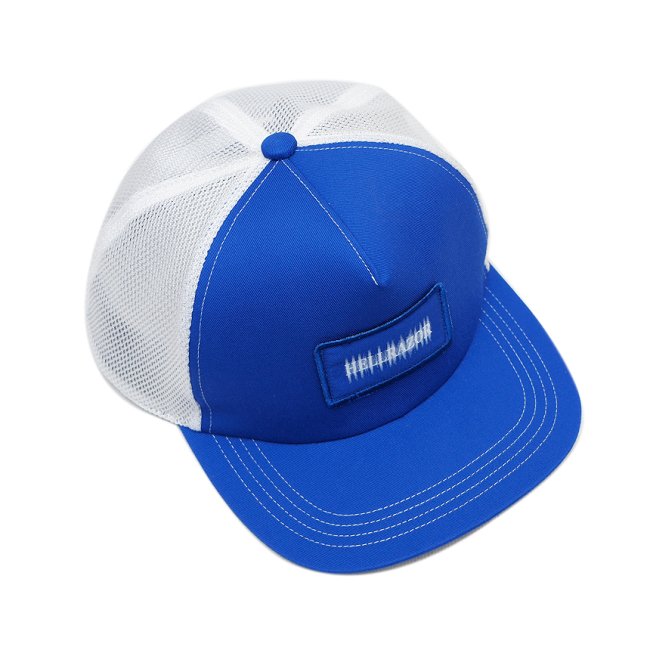 HELLRAZOR CENOBITE TRUCKER CAP / OYAL BLUE/WHITE MESH (ヘルレイザー メッシュキャップ）