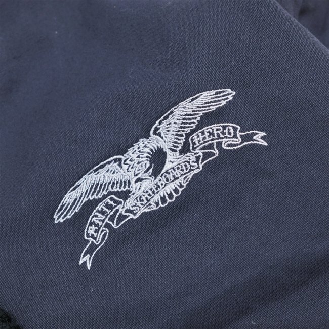 ANTIHERO BASIC EAGLE CUSTOM ZIP UP HOODED JACKET/ NAVY (アンチヒーロー/ジャケット)