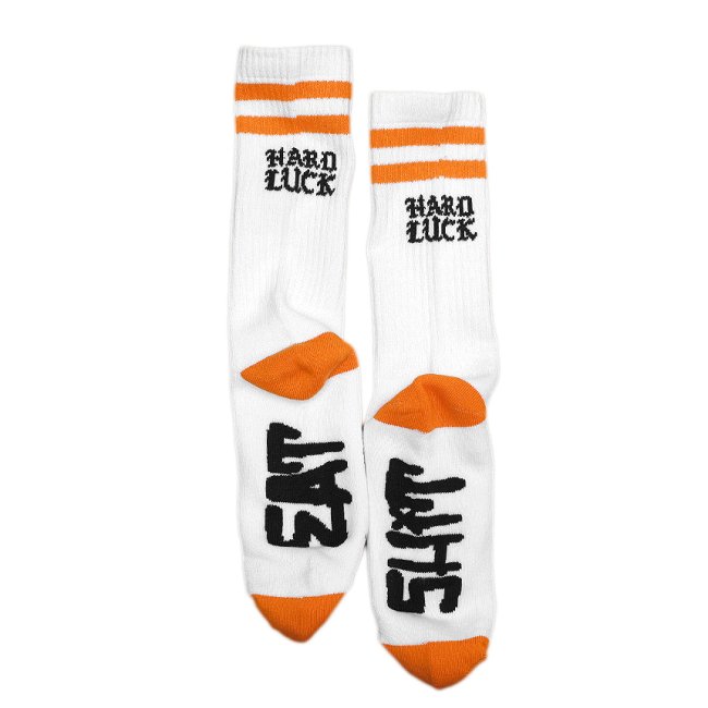 HARDLUCK OLD HAND ORANGE STRIPES SOCKS (ハードラック ソックス) - HORRIBLE'S  PROJECT｜HORRIBLE'S｜SAYHELLO | HELLRAZOR | Dime MTL | QUASI | HOTEL BLUE |  GX1000 | THEORIES | VANS SKATE | 正規取扱い販売店 | 通販