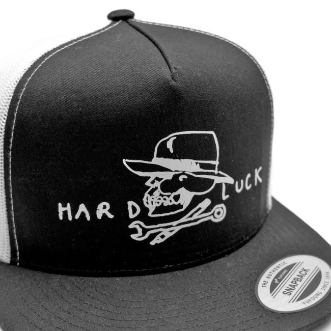 HARD LUCK LOGO MESH CAP USED THE DRIVEN SKATEBOARDS JASON