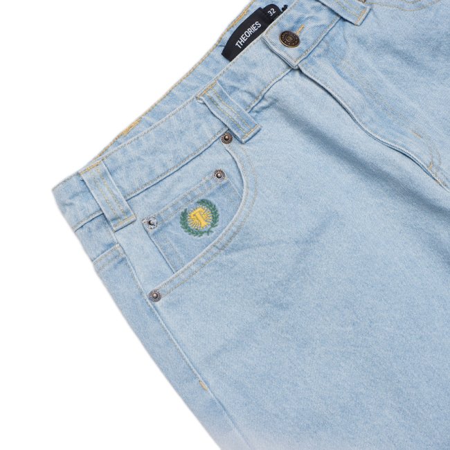 THEORIES PLAZA JEAN PANT / LIGHT WASHED BLUE（セオリーズ デニム 