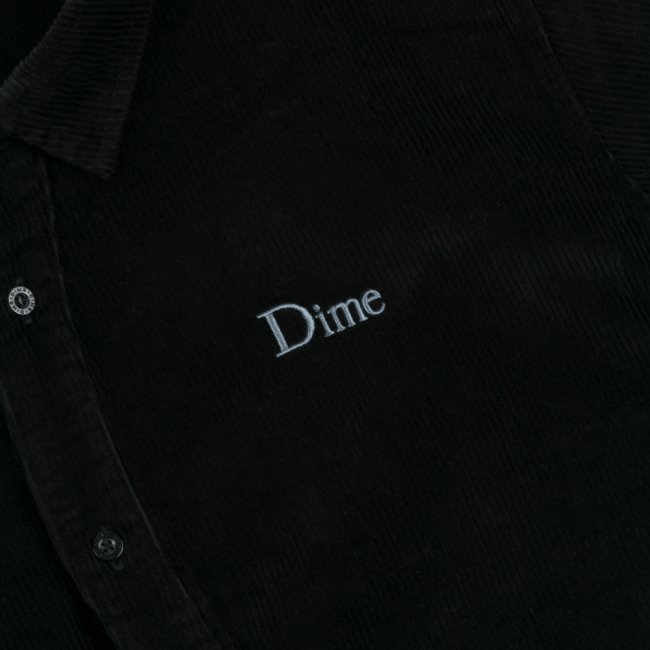 Dime Wave Corduroy Shirt / Black (ダイム コーデュロイシャツ 