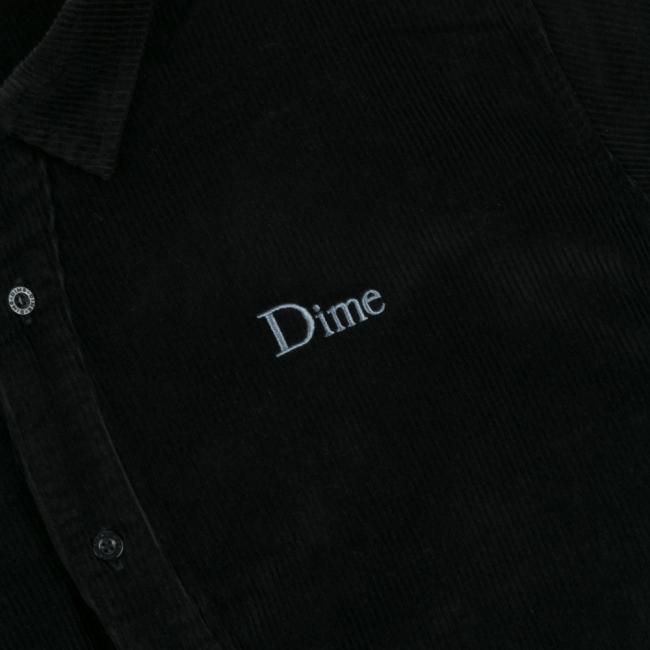 Dime Wave Corduroy Shirt / Black (ダイム コーデュロイシャツ