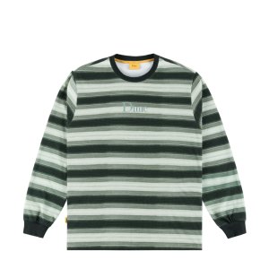 <img class='new_mark_img1' src='https://img.shop-pro.jp/img/new/icons5.gif' style='border:none;display:inline;margin:0px;padding:0px;width:auto;' />Dime Classic Striped L/S Shirt / Green (ダイム ボーダーロングスリーブTシャツ)