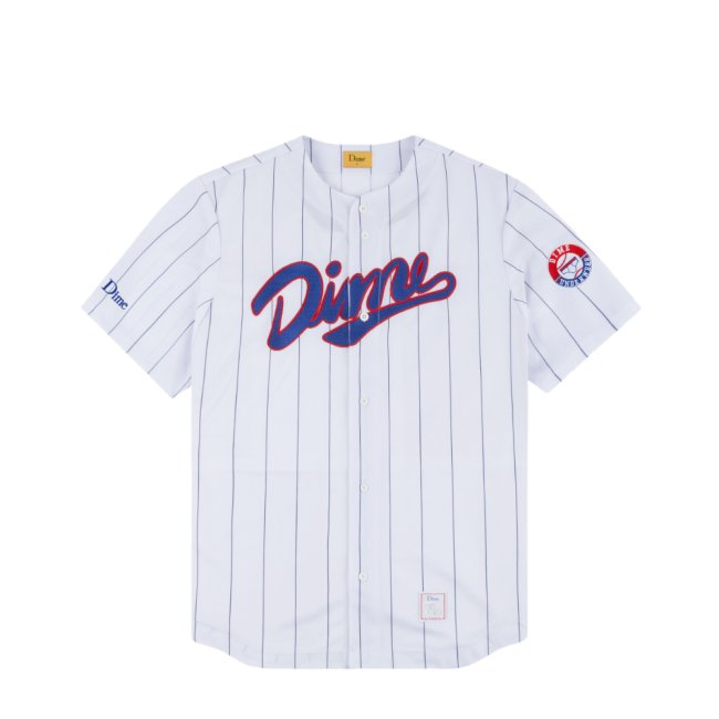 Dime Team Jersey / White (ダイム ベースボールシャツ/半袖