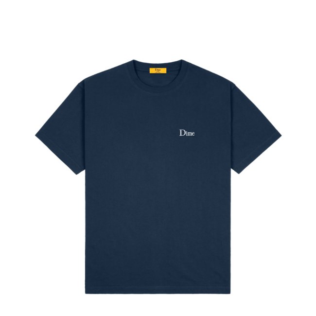 Dime Classic Small Logo T-Shirt / Navy (ダイム Tシャツ / 半袖 