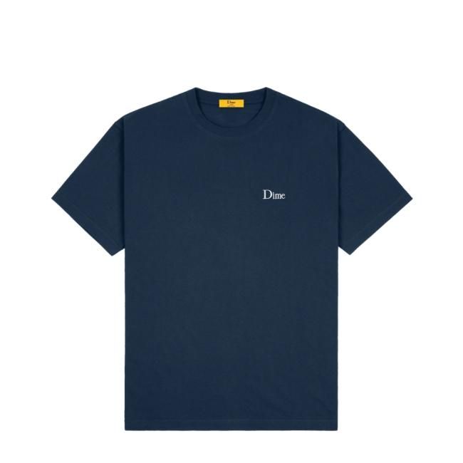 Dime Classic Small Logo T-Shirt / Navy (ダイム Tシャツ / 半袖