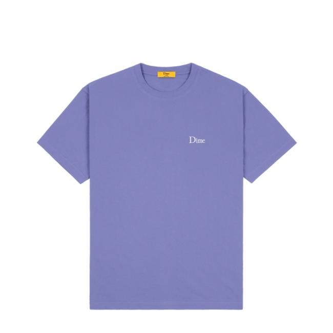 Dime Classic Small Logo T-Shirt / Velvet Purple (ダイム Tシャツ 