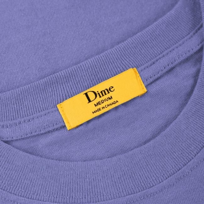 Dime DOS T-Shirt / Velvet Purple (ダイム Tシャツ / 半袖 