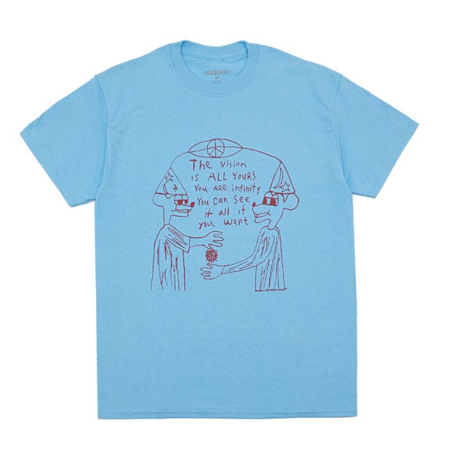 <img class='new_mark_img1' src='https://img.shop-pro.jp/img/new/icons5.gif' style='border:none;display:inline;margin:0px;padding:0px;width:auto;' />GX1000 THE VISION TEE / CAROLINA BLUE (ジーエックスセン Tシャツ / 半袖)