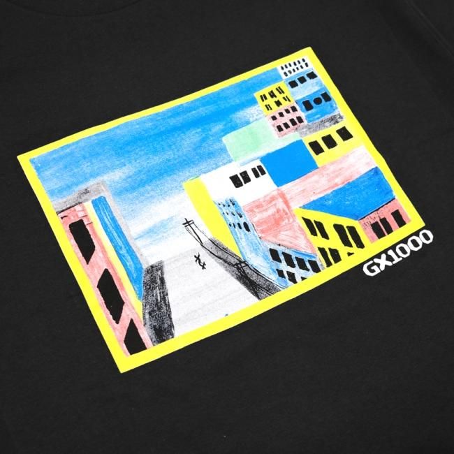 美品GX1000 亀 タートルズTシャツ L ブラック黒 ジーエックス