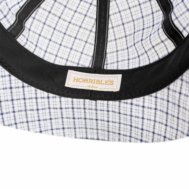 HORRIBLE'S SEERSUCKER BALL HAT / WHITE（ホリブルズ デニム