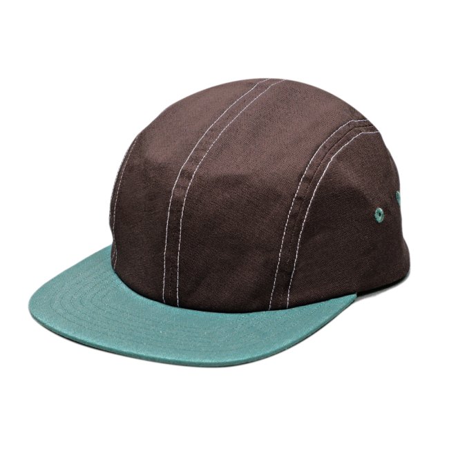 HORRIBLE'S HEMP COTTON 4PANEL CAP / BROWN / MINT (ホリブルズ