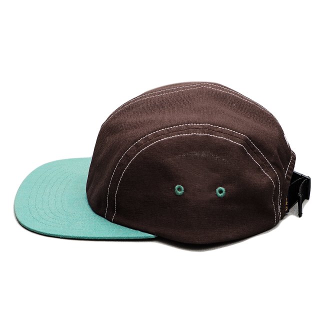 HORRIBLE'S HEMP COTTON 4PANEL CAP / BROWN / MINT (ホリブルズ