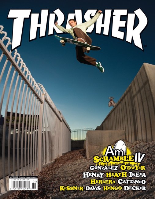 THRASHER April 2022 ISSUE#501（スラッシャー マガジン/雑誌