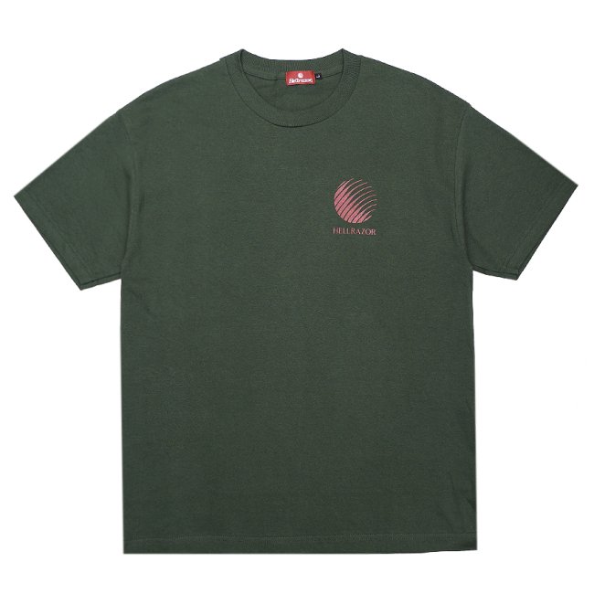 HELLRAZOR LOGO T-SHIRT / FOREST GREEN (ヘルレイザー Tシャツ 