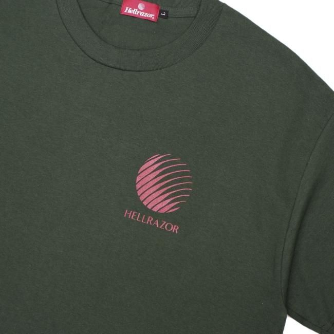 HELLRAZOR LOGO T-SHIRT / FOREST GREEN (ヘルレイザー Tシャツ