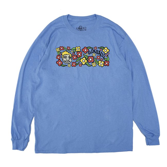 <img class='new_mark_img1' src='https://img.shop-pro.jp/img/new/icons5.gif' style='border:none;display:inline;margin:0px;padding:0px;width:auto;' />KROOKED SWEATPANTS L/S TEE / LIGHT BLUE (クルキッド 長袖Tシャツ/ロングスリーブTシャツ)