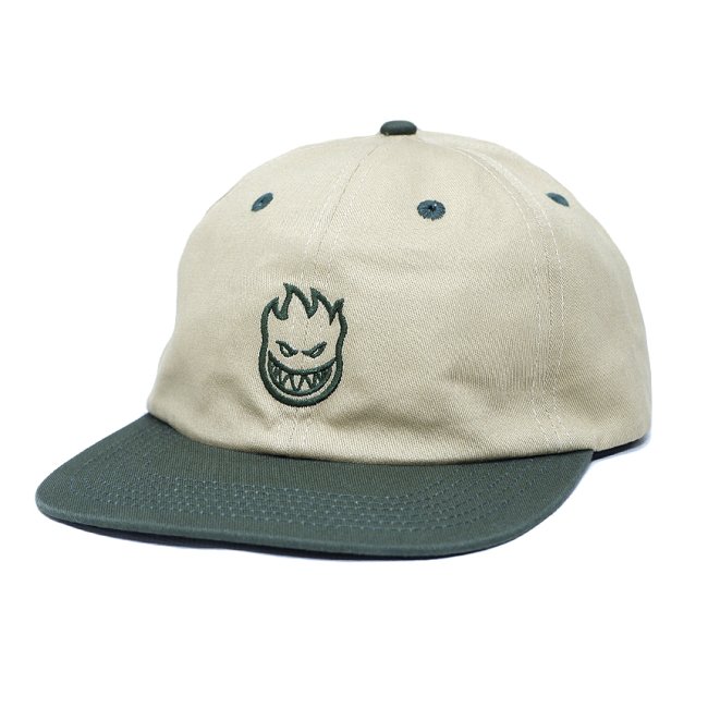 <img class='new_mark_img1' src='https://img.shop-pro.jp/img/new/icons5.gif' style='border:none;display:inline;margin:0px;padding:0px;width:auto;' />SPITFIRE LIL BIGHEAD STRAPBACK CAP / TAN / GREEN (スピットファイアー 6パネルキャップ)