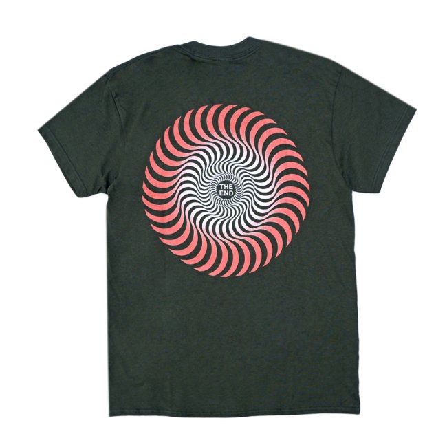 SPITFIRE CLASSIC SWIRL FADE TEE / FOREST GREEN (スピットファイアー