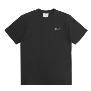 <img class='new_mark_img1' src='https://img.shop-pro.jp/img/new/icons5.gif' style='border:none;display:inline;margin:0px;padding:0px;width:auto;' />GRAND COLLECTION SCRIPT TEE / BLACK (ɥ쥯 T / Ⱦµ)