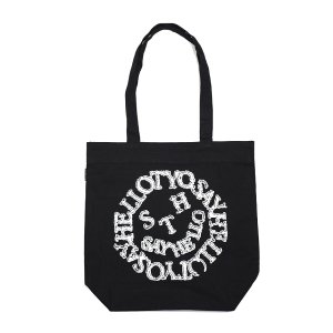 <img class='new_mark_img1' src='https://img.shop-pro.jp/img/new/icons5.gif' style='border:none;display:inline;margin:0px;padding:0px;width:auto;' />SAYHELLO EFFECTIVE LOGO TOTE BAG / BLACK (セイハロー トートバッグ)