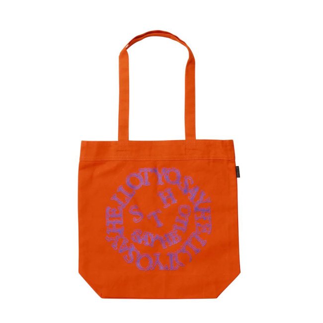 <img class='new_mark_img1' src='https://img.shop-pro.jp/img/new/icons5.gif' style='border:none;display:inline;margin:0px;padding:0px;width:auto;' />SAYHELLO EFFECTIVE LOGO TOTE BAG / ORANGE (セイハロー トートバッグ)