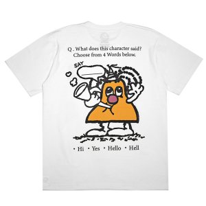 <img class='new_mark_img1' src='https://img.shop-pro.jp/img/new/icons5.gif' style='border:none;display:inline;margin:0px;padding:0px;width:auto;' />SAYHELLO SHINKNOWNSUKE TEE / WHITE (セイハロー / Tシャツ)