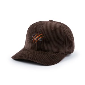 <img class='new_mark_img1' src='https://img.shop-pro.jp/img/new/icons5.gif' style='border:none;display:inline;margin:0px;padding:0px;width:auto;' />Dime Dino Corduroy Cap / DARK BROWN (ダイム キャップ / 6パネルキャップ)