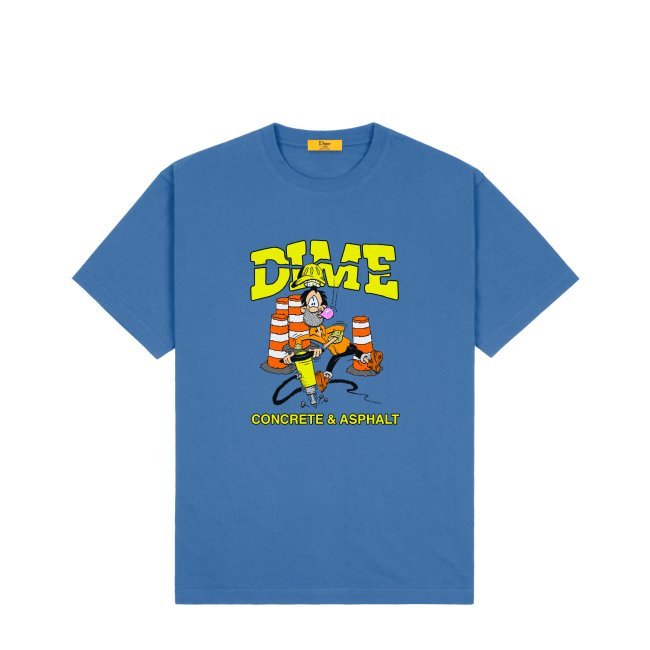 Dime Roads T-Shirt / BLUE (ダイム Tシャツ / 半袖) - HORRIBLE'S
