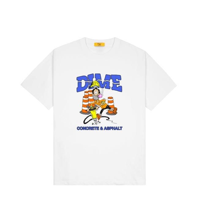 Dime Roads T-Shirt / WHITE (ダイム Tシャツ / 半袖) - HORRIBLE'S ...