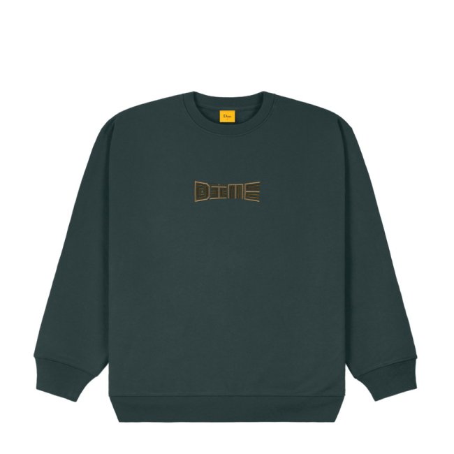<img class='new_mark_img1' src='https://img.shop-pro.jp/img/new/icons5.gif' style='border:none;display:inline;margin:0px;padding:0px;width:auto;' />Dime Maze Crewneck/ DARK TEAL (ダイム クルーネック / スウェット)