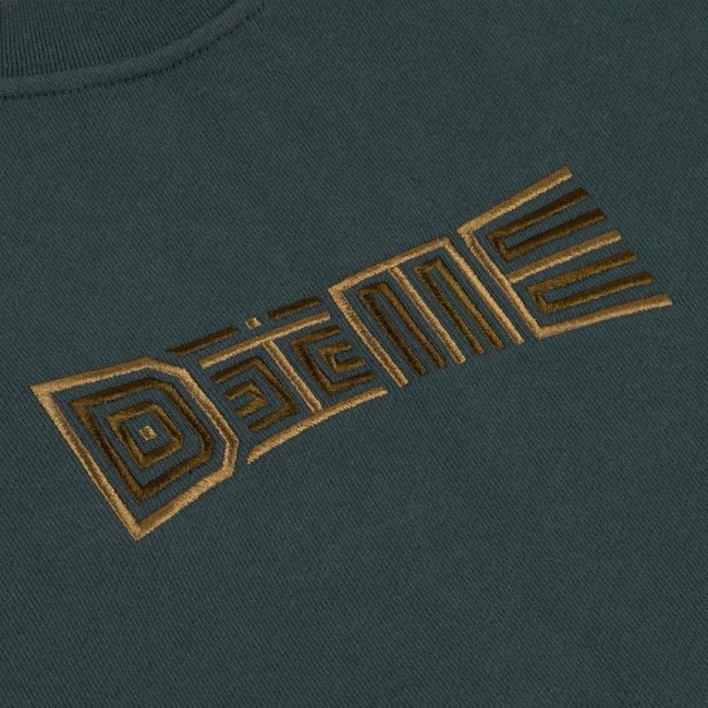 Dime Maze Crewneck/ DARK TEAL (ダイム クルーネック / スウェット