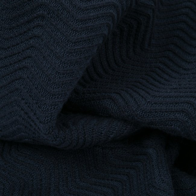 Dime Wave Cable Knit Sweater/ NAVY (ダイム ニット / セーター 