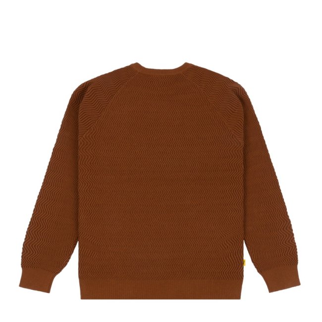 Dime Wave Cable Knit Sweater/ RAW SIENNA (ダイム ニット 