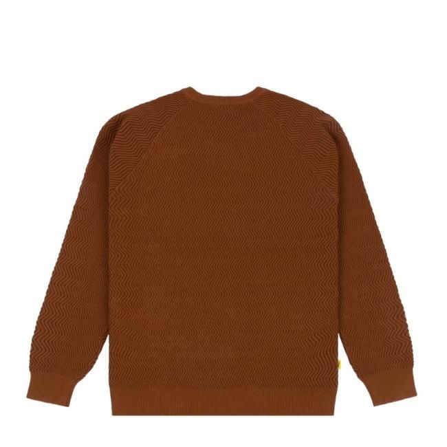 Dime Wave Cable Knit Sweater/ RAW SIENNA (ダイム ニット