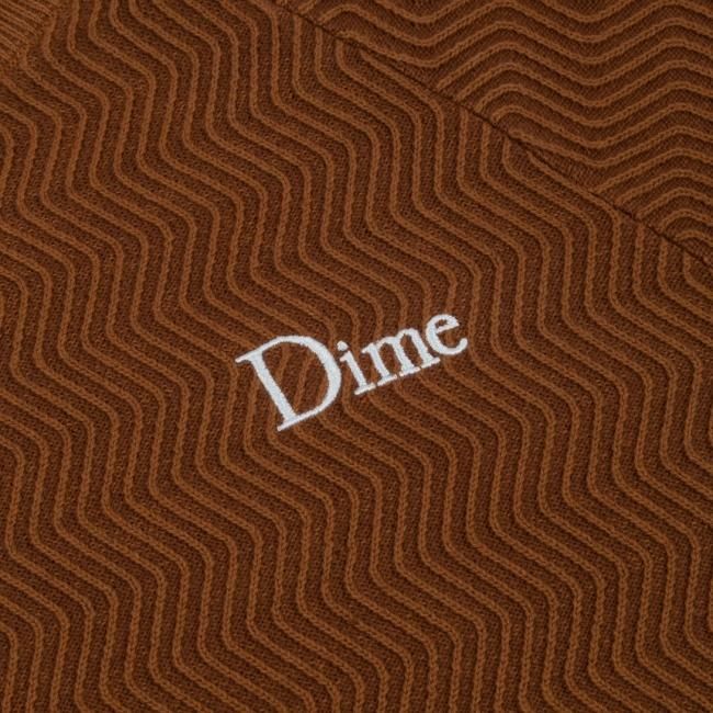 Dime Wave Cable Knit Sweater/ RAW SIENNA (ダイム ニット