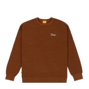 <img class='new_mark_img1' src='https://img.shop-pro.jp/img/new/icons5.gif' style='border:none;display:inline;margin:0px;padding:0px;width:auto;' />Dime Wave Cable Knit Sweater/ RAW SIENNA (ダイム ニット / セーター)