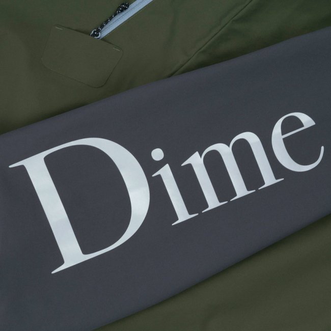 Dime Two Tone Windbreaker Jacket/ OLIVE GREEN×EGGPLANT (ダイム 2 