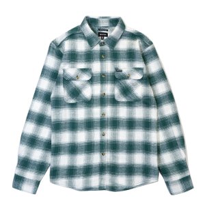 <img class='new_mark_img1' src='https://img.shop-pro.jp/img/new/icons5.gif' style='border:none;display:inline;margin:0px;padding:0px;width:auto;' />BRIXTON BOWERY L/S FLANNEL SHIRT / CLOVER GREEN (ブリクストン 長袖ネルシャツ)