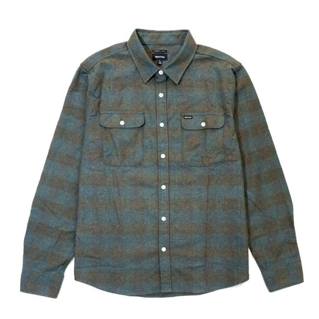 BRIXTON BOWERY L/S FLANNEL SHIRT / OCEAN (ブリクストン 長袖ネルシャツ) - HORRIBLE'S  PROJECT｜HORRIBLE'S｜SAYHELLO | HELLRAZOR | Dime MTL | QUASI | HOTEL BLUE |  GX1000 | THEORIES | VANS SKATE | 正規取扱い販売店 |