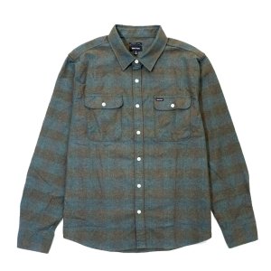 <img class='new_mark_img1' src='https://img.shop-pro.jp/img/new/icons5.gif' style='border:none;display:inline;margin:0px;padding:0px;width:auto;' />BRIXTON BOWERY L/S FLANNEL SHIRT / OCEAN (ブリクストン 長袖ネルシャツ)