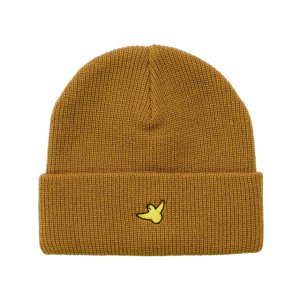 <img class='new_mark_img1' src='https://img.shop-pro.jp/img/new/icons5.gif' style='border:none;display:inline;margin:0px;padding:0px;width:auto;' />KROOKED OG BIRD EMBROIDERY CUFF BEANIE / BRITISH KHAKI (クルキッド ビーニーキャップ)